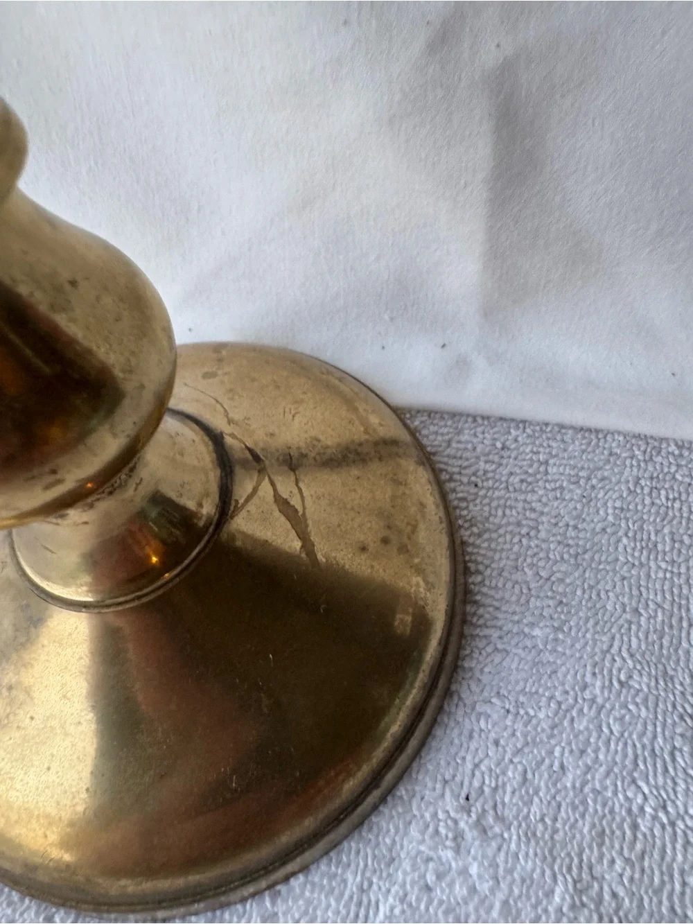 Brass Candle Holder Stand - Gold